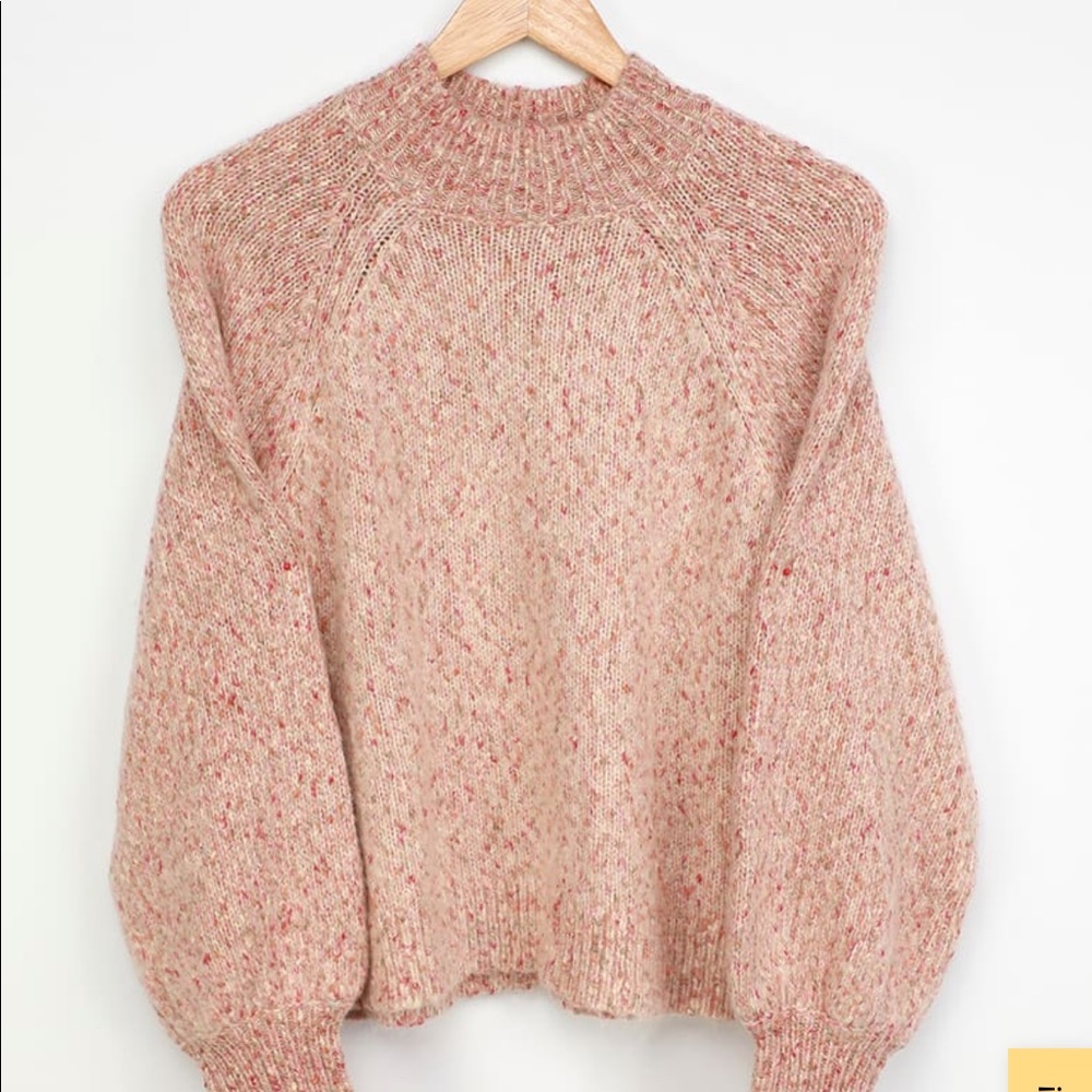 Lulu’s cropped bell sleeve sweater